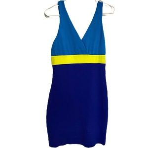 Express Color-block Minidress Medium